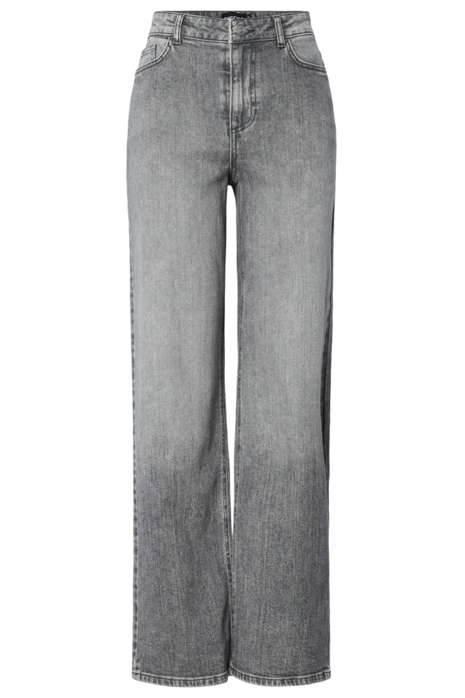 PCSILKE MW WIDE JEANS MG NOOS BC 17159804 MEDIUM GREY DENIM